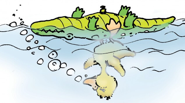 Aufblasbare Schwimmhilfen bieten dir keine Sicherheit im Wasser.