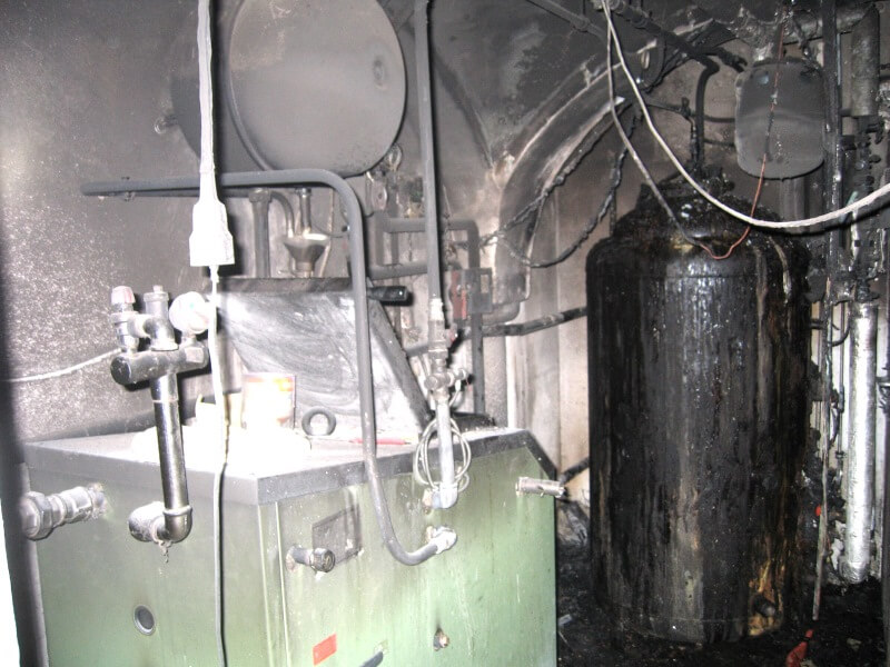 ©Feuerwehr Mehring - Heizungsbrand