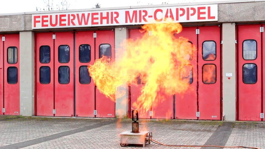 Spraydose explodiert