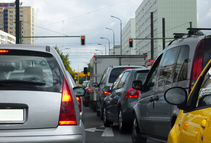 Stau Stadtverkehr