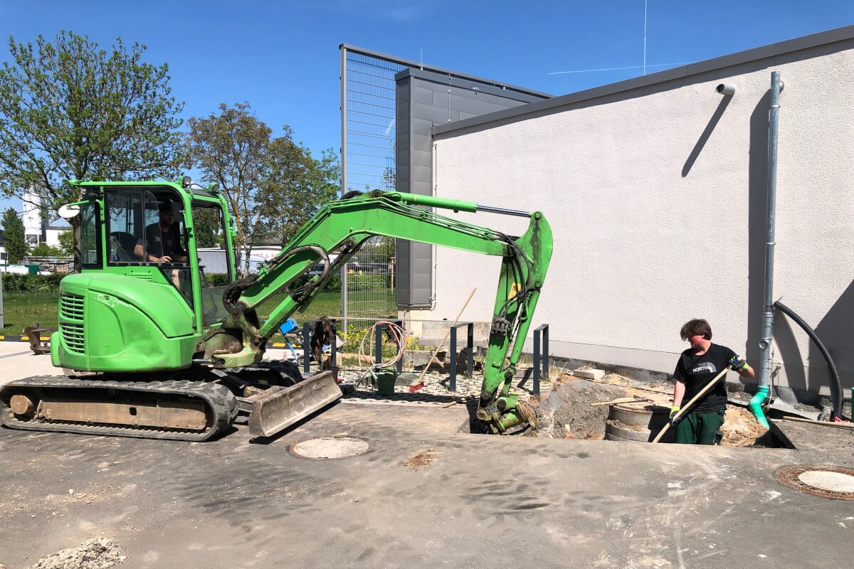 Baumaßnahme Zisterne