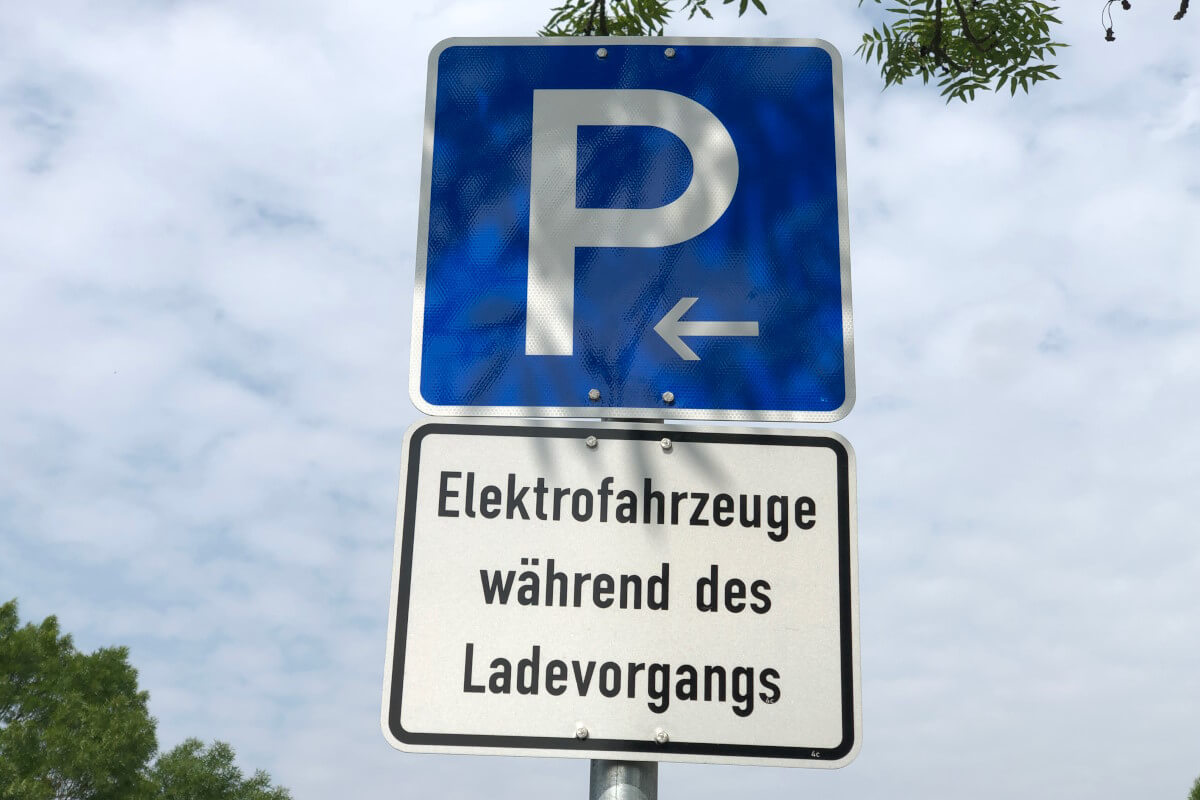 Beschilderung Besucherparkplatz