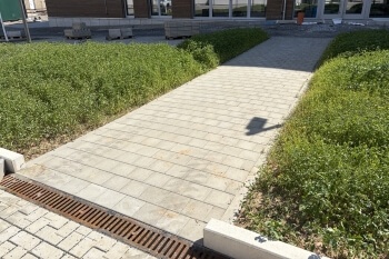 Fußweg fertig