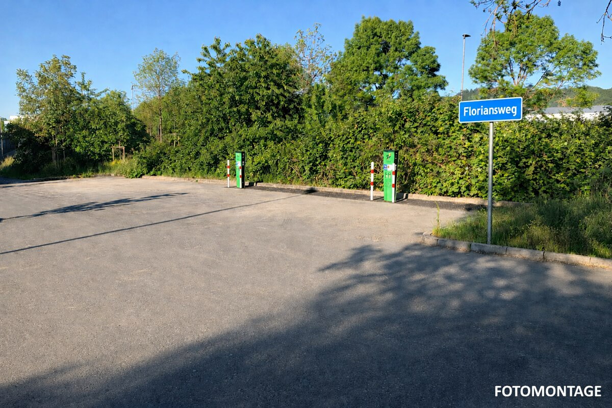 Straßenabschnitt (Fotomontage) Straßenabschnitt (Fotomontage)