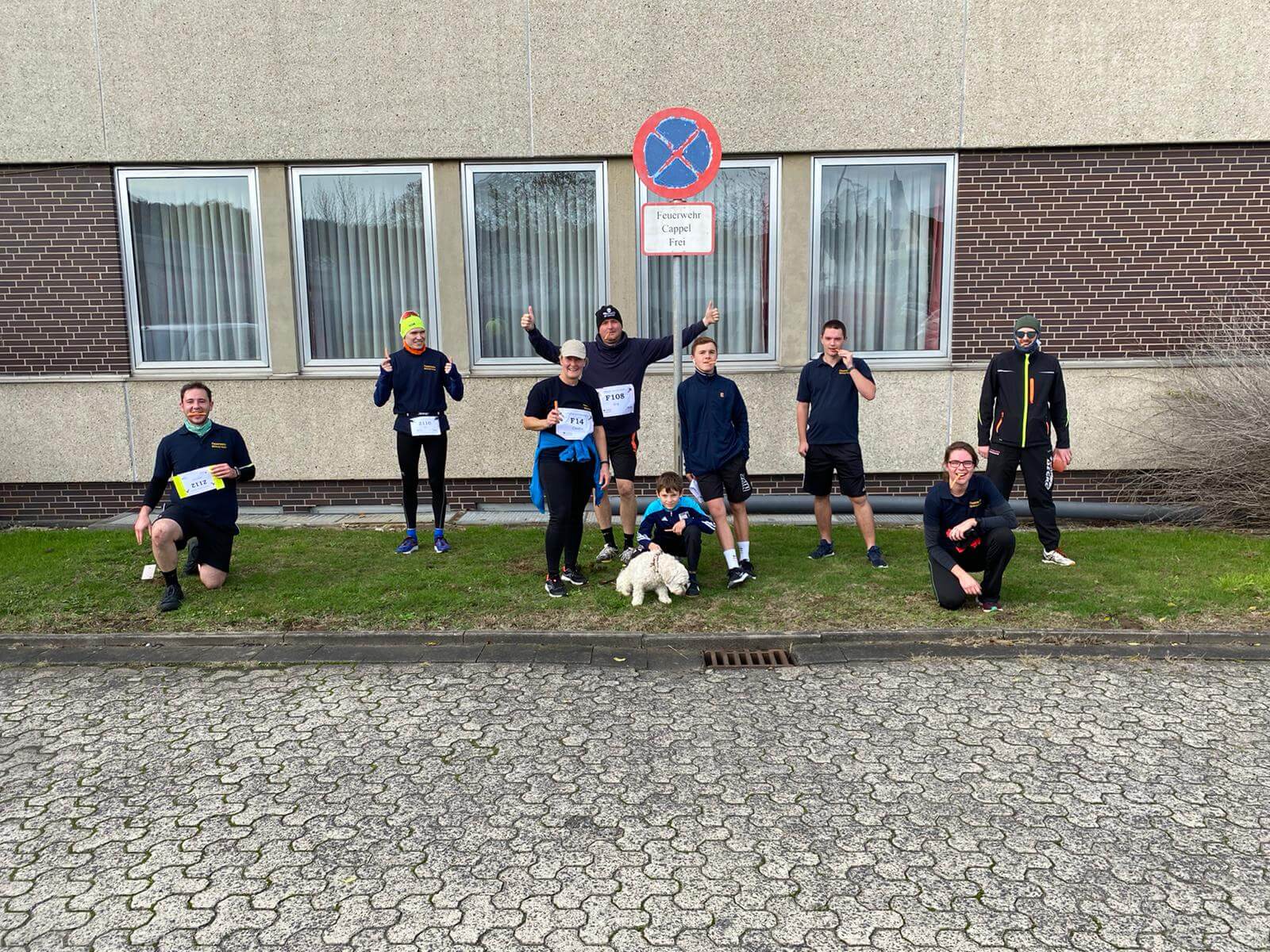 Gruppenbild nach dem Möhrchenlauf