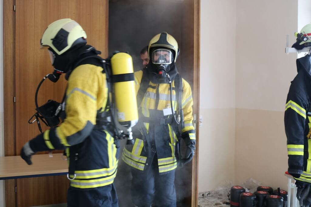 Person im verrauchten Bereich gefunden