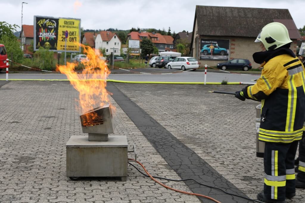 Feuerlöschertraining