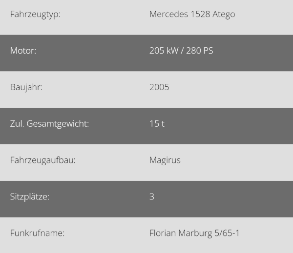 Technische Daten Wechselladerfahrzeug